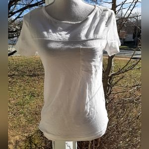 NYDJ White Pocket Tee